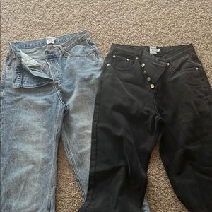 Two pair princess polly jeans